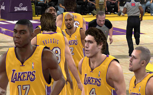 NBA2K10湖人隊高清壁紙