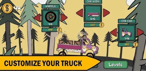 爬山卡車司機(Hills, trees and truck!)