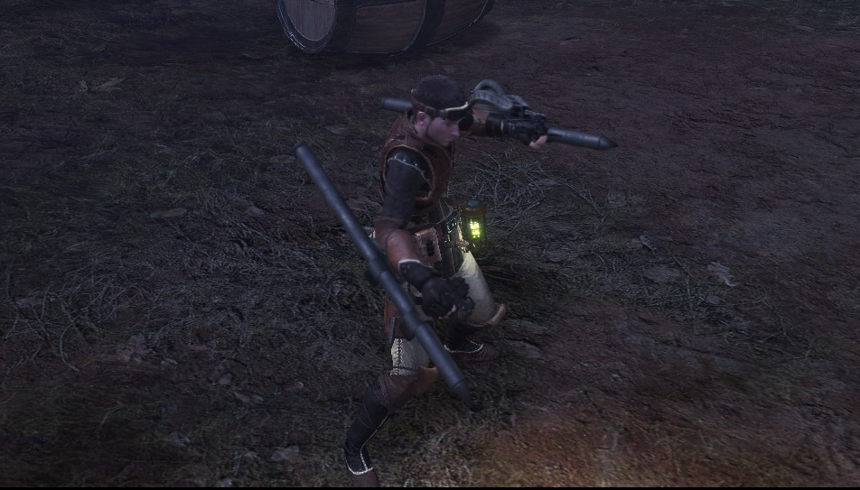 怪物獵人世界進擊的巨人雷矛雙刀MOD