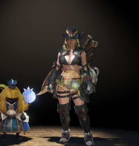怪物獵人世界牛仔風(fēng)兇顎龍?zhí)籽bMOD