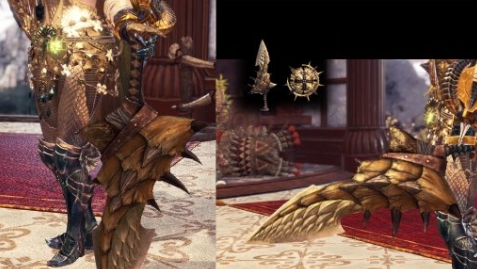 怪物獵人世界冰原月神玫瑰劍桿MOD