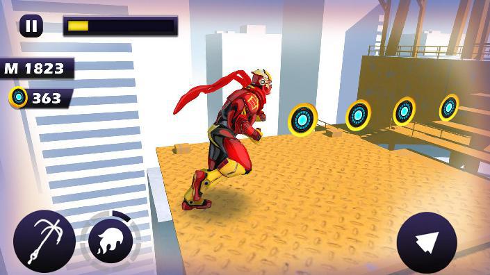忍者超級(jí)英雄無(wú)限金幣(Iron Ninja Rooftop Avengers)