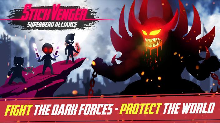 超級(jí)英雄聯(lián)盟無限金幣鉆石(Stickvenger Superhero Alliance)