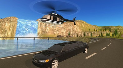 警車飛行模擬