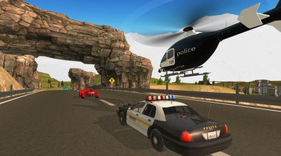警車飛行模擬