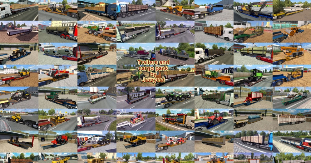 歐洲卡車模擬2超重貨物包Jazzycat v 7.6mod