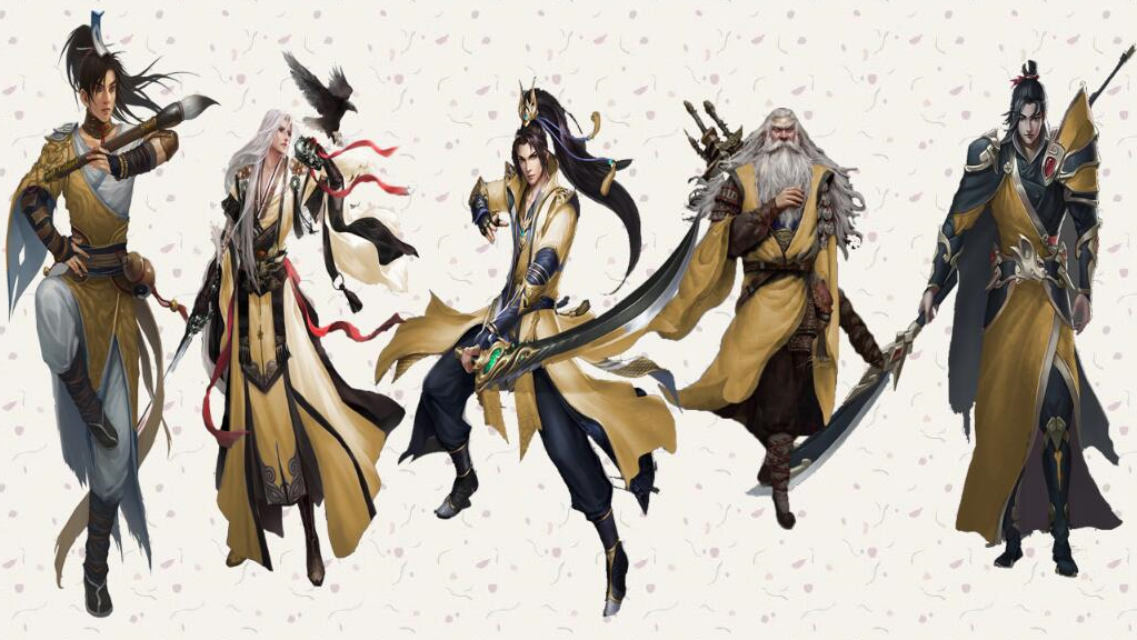 全面戰爭三國傳奇三國土系男武俠風立繪MOD