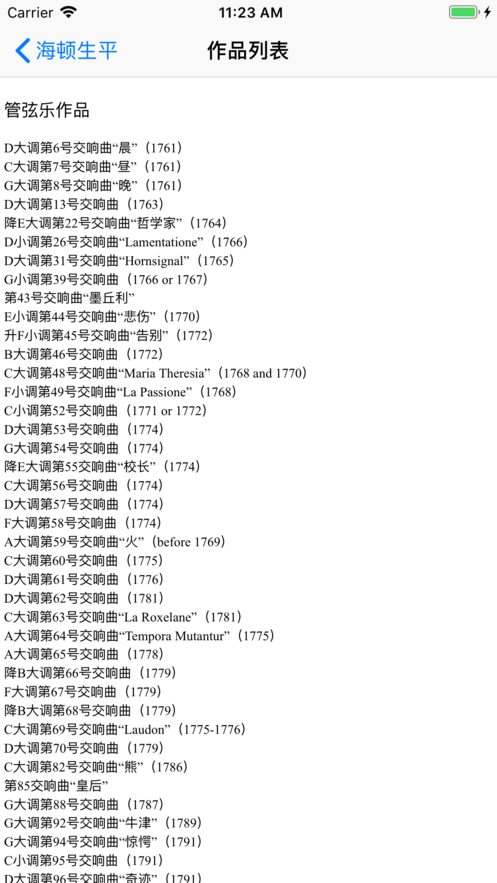 音乐家海顿iphone版