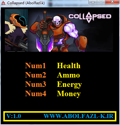 COLLAPSED v1.0四項修改器Abolfazl版