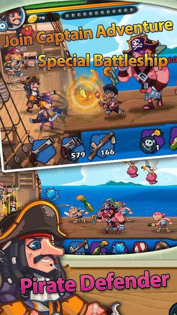 海盜后衛(wèi)無限金幣版(Pirate Defender Premium)