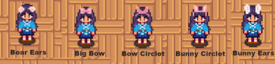 星露谷物語可愛頭飾帽子包MOD