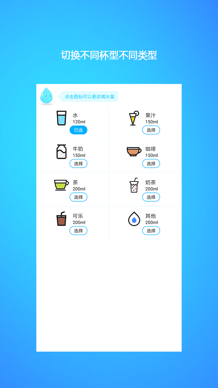 喝水提醒鬧鐘