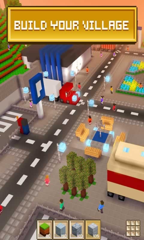 像素方塊世界無限金幣版(Block Craft 3D)