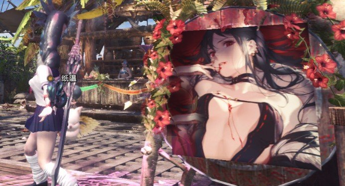 怪物獵人世界動漫圖集會布告欄MOD