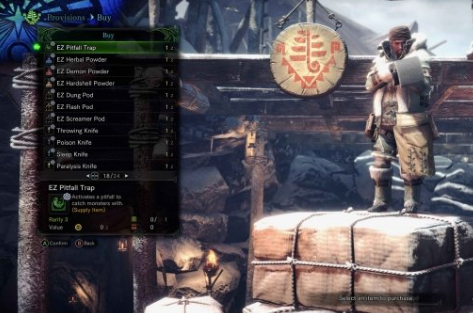 怪物獵人世界冰原所有物品商店MOD
