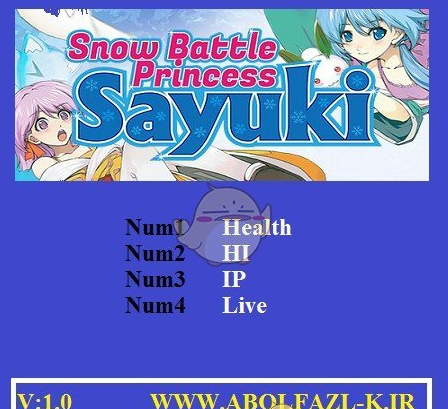 雪女大旋風紗雪與小雪的冰凍大騷動v1.0四項修改器Abolfazl版