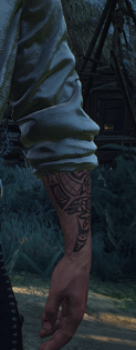 巫師3狂獵杰洛特手臂紋身MOD