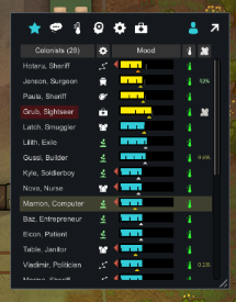 環(huán)世界穆迪心情監(jiān)控板v1.1MOD