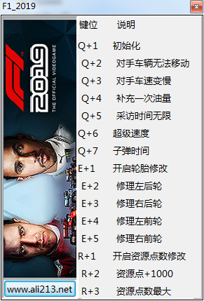 F1 2019v1.03十二項修改器peizhaochen版