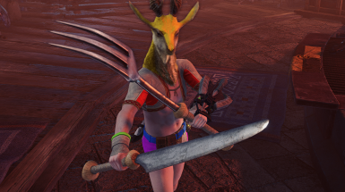 怪物獵人世界冰原刀叉雙刃武器MOD