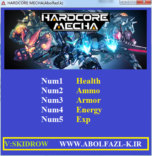 硬核機甲v1.0五項修改器Abolfazl版