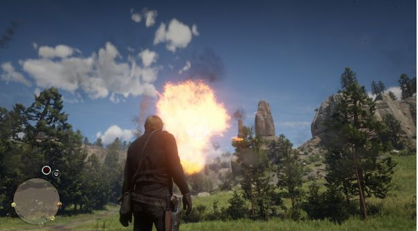 荒野大鏢客2爆炸傷害MOD