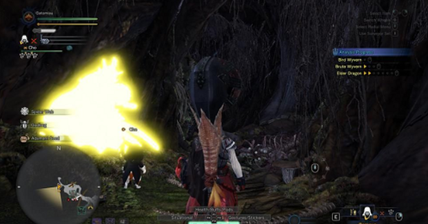 怪物獵人世界冰原各種采集發(fā)光MOD