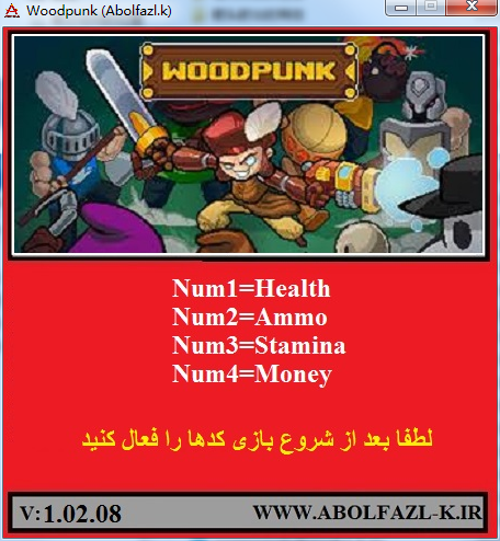 Woodpunk v1.02.08四項修改器Abolfazl版