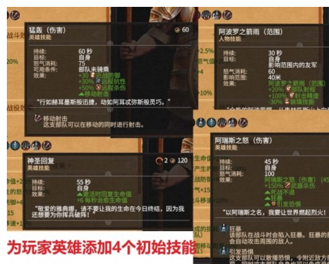 全面戰(zhàn)爭傳奇特洛伊4個初始技能MOD