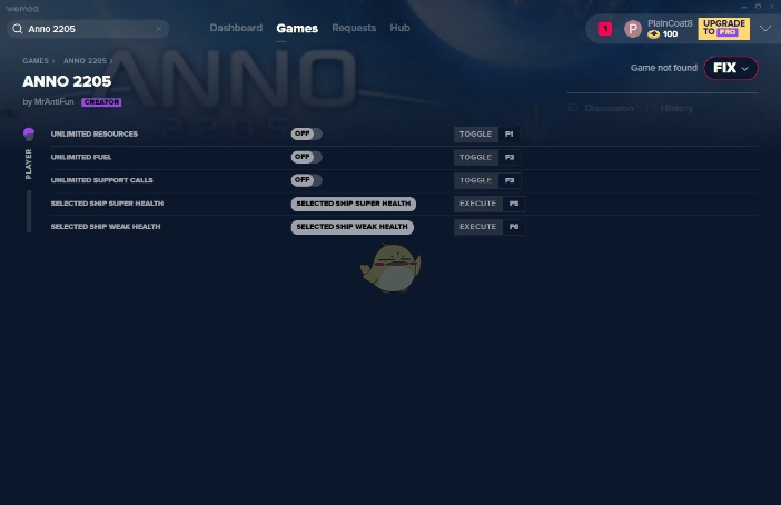 紀元2205 v2019.08.06五項修改器MrAntiFun版
