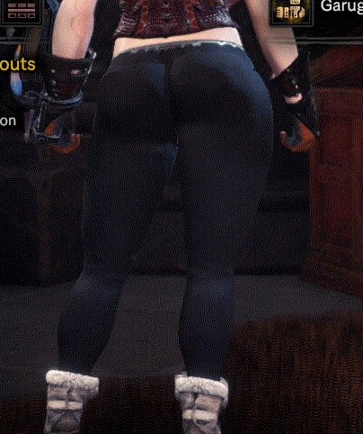 怪物獵人世界冰原公會女性腿部修改MOD