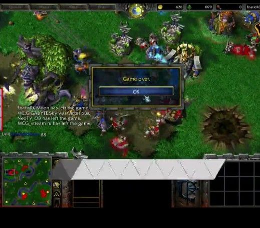 WCG2012MOON打出GG