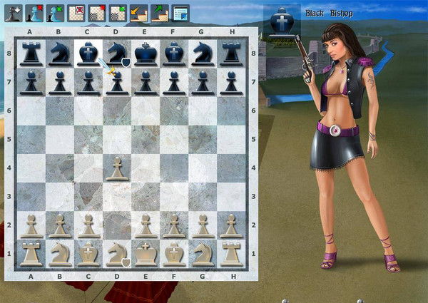 美女亞馬遜國際象棋