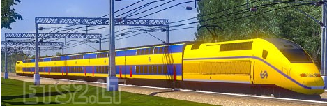 歐洲卡車模擬2真實(shí)列車MOD
