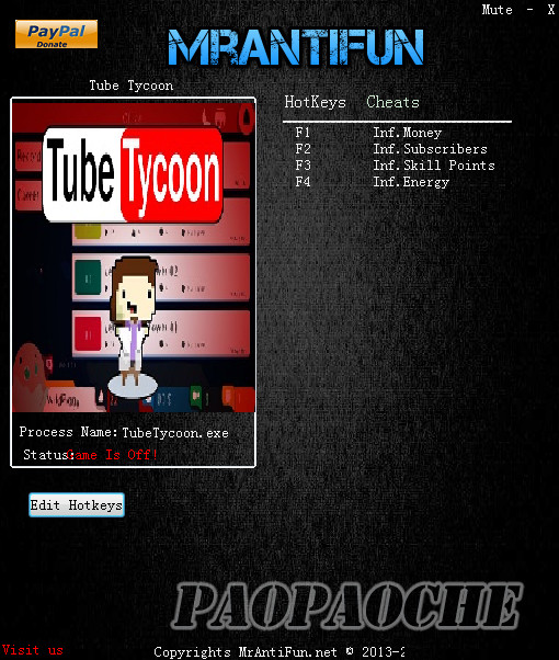 Youtube視頻播主大亨v1.2.3修改器+4