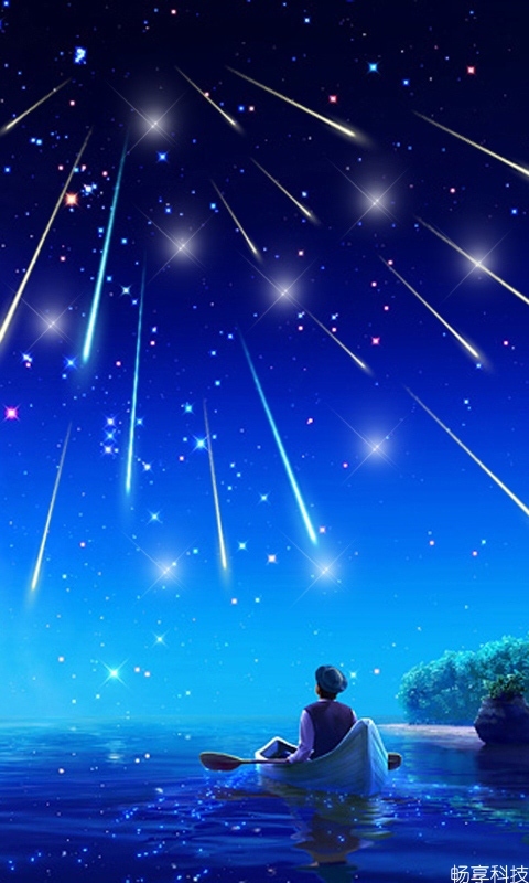 流星雨动态墙纸