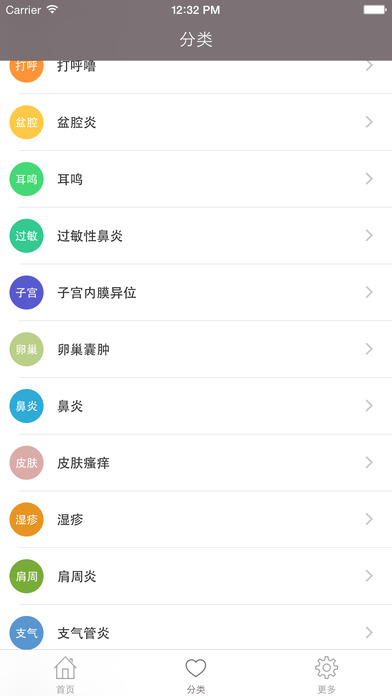 中医疾病大全iphone/ipad版