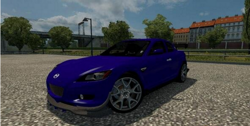 歐洲卡車模擬2v1.28馬自達(dá)RX-8 SpiritR2012款MODv1.0