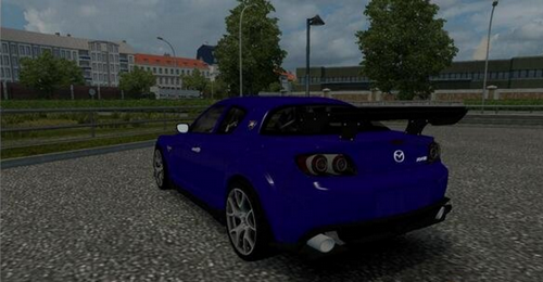 歐洲卡車模擬2v1.28馬自達(dá)RX-8 SpiritR2012款MODv1.0