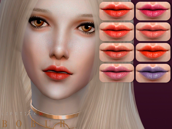 模擬人生4v1.31啞光蠟色唇彩包MOD