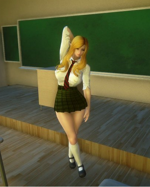 上古卷軸5女子高中生校服制服整合包MOD