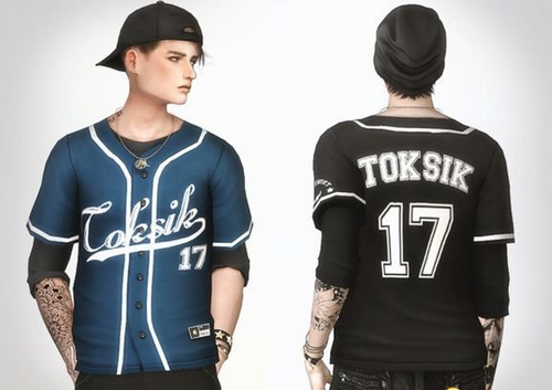 模擬人生4男士球隊服裝mod