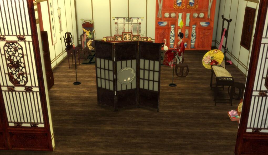 模擬人生4中式園林澤芝園