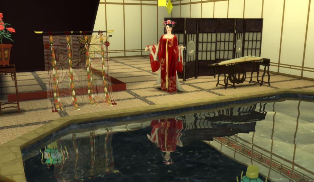 模擬人生4中式園林澤芝園