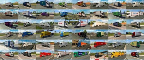 歐洲卡車模擬2 v1.28Jazzycat的涂裝BDF AI合集v2.1