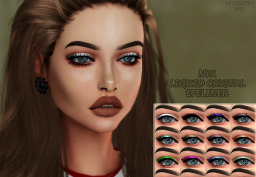 模擬人生4 v1.31尼克斯女式液晶眼線(xiàn)MOD