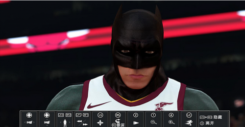 NBA2K18 蝙蝠俠V1面具MOD