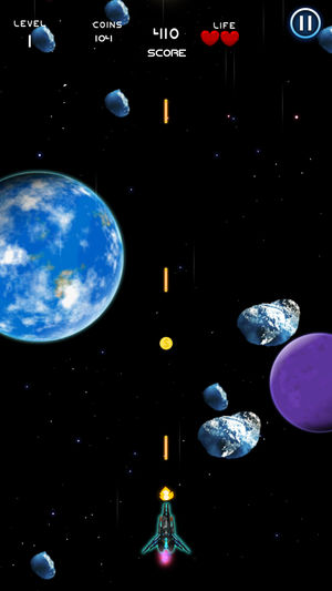 太空射擊者插入硬幣iPhone/iPad版