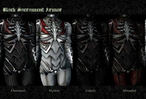 上古卷軸5天際黑暗圣禮服裝漢化版MOD