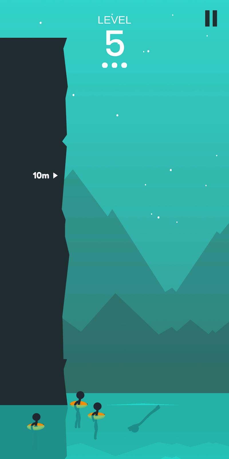 火柴人悬崖翻转跳水(Stick Man Cliff Diving)